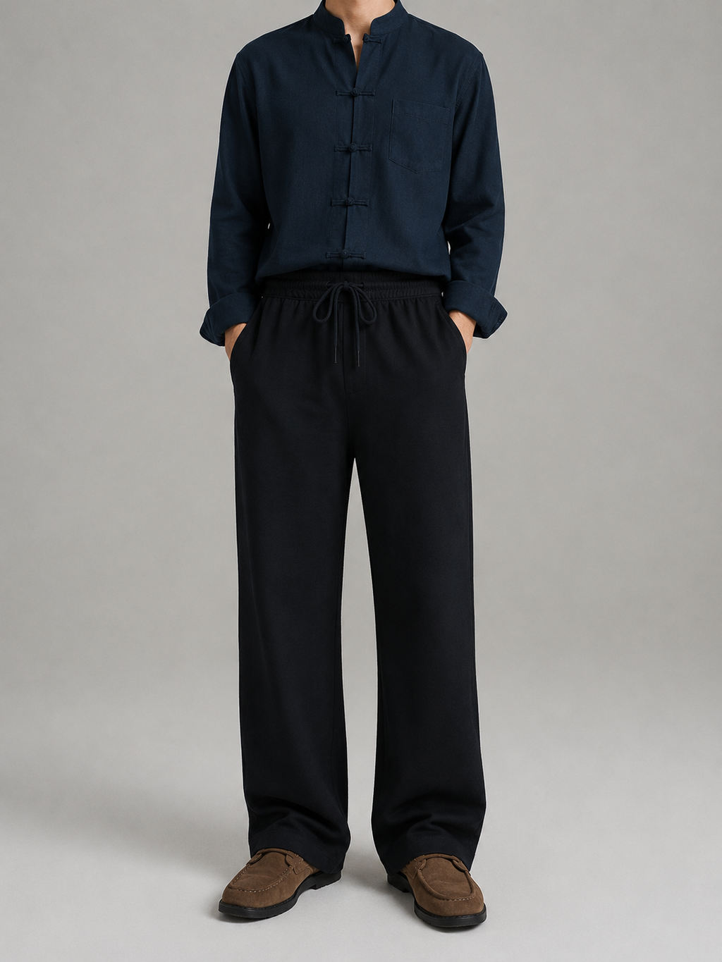 Dolffin Premium Neoprene Relaxed Fit Trouser – Black