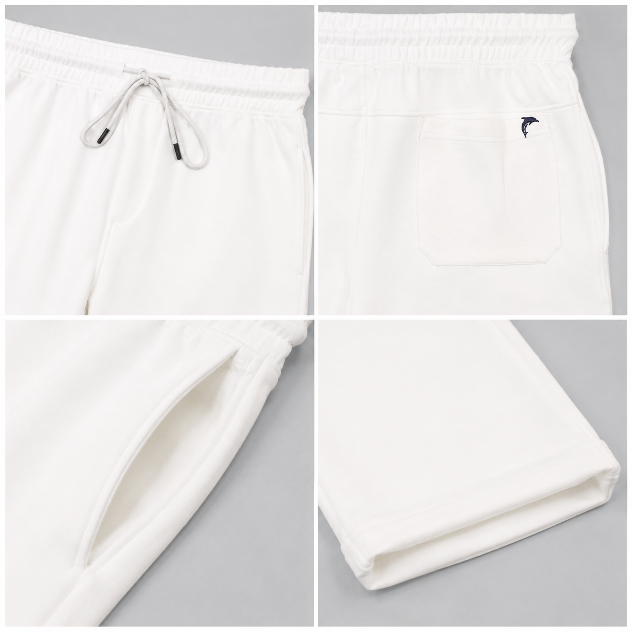 Dolffin Premium Neoprene Relaxed Fit Trouser – White