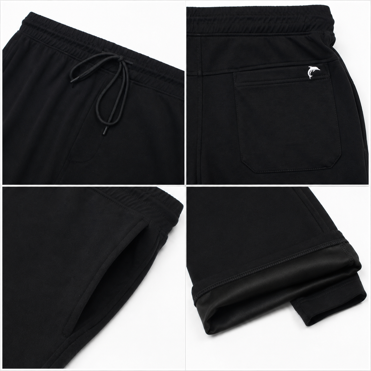 Dolffin Premium Neoprene Relaxed Fit Trouser – Black