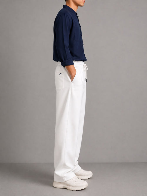 Dolffin Premium Neoprene Relaxed Fit Trouser – White