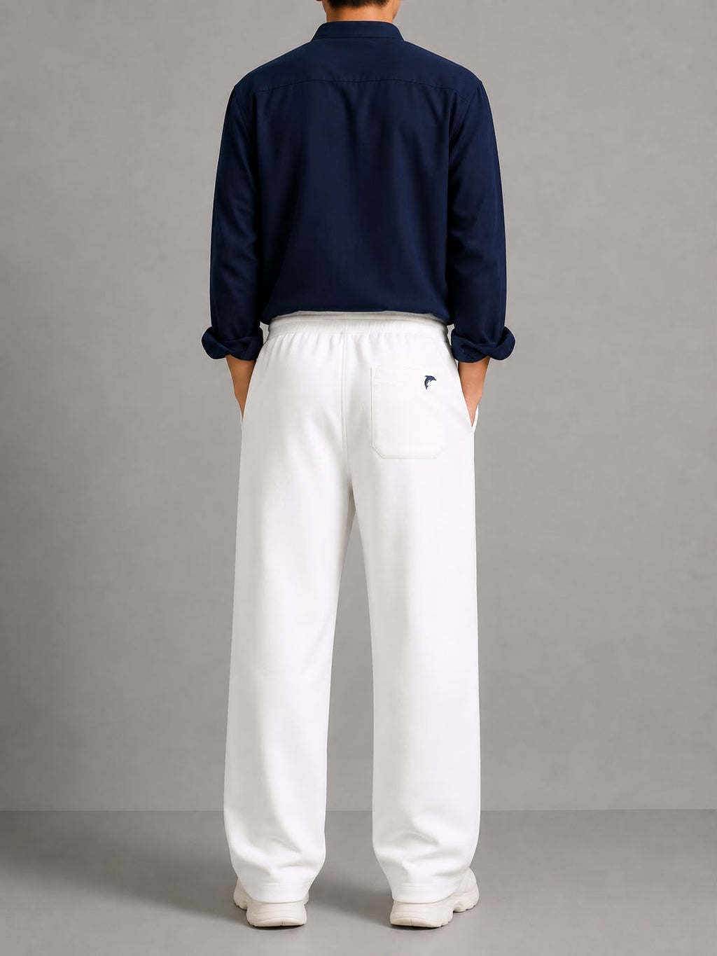 Dolffin Premium Neoprene Relaxed Fit Trouser – White